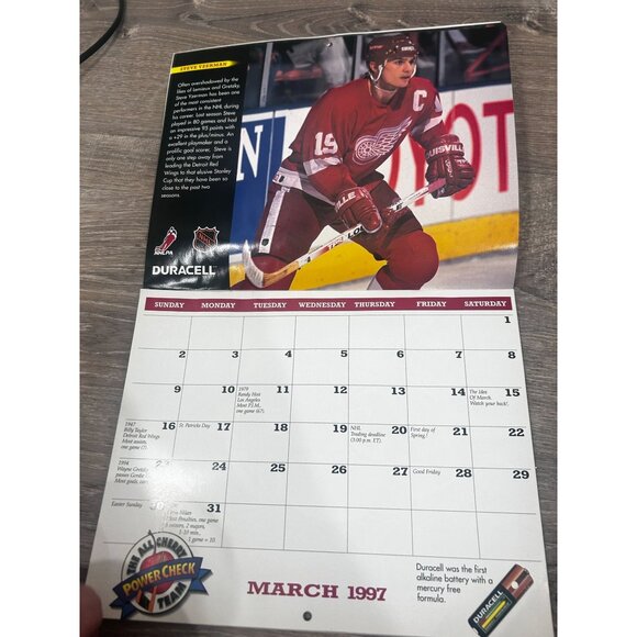 Don Cherry The All Cherry Power Check Team 1997 Calendar From Duracell - Picture 4 of 5